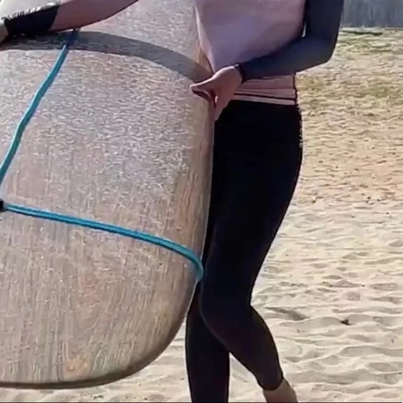 UPF 50 City Sea Ombre 2-pc swimsuit Rashguard top • Aqua athletic bra - Picture 4 of 16